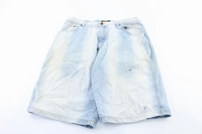 Easy Fit Design Y2K GodBody Denim Shorts