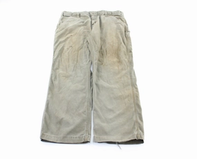 Comfy Wearable Carhartt Logo Patch Green Pants