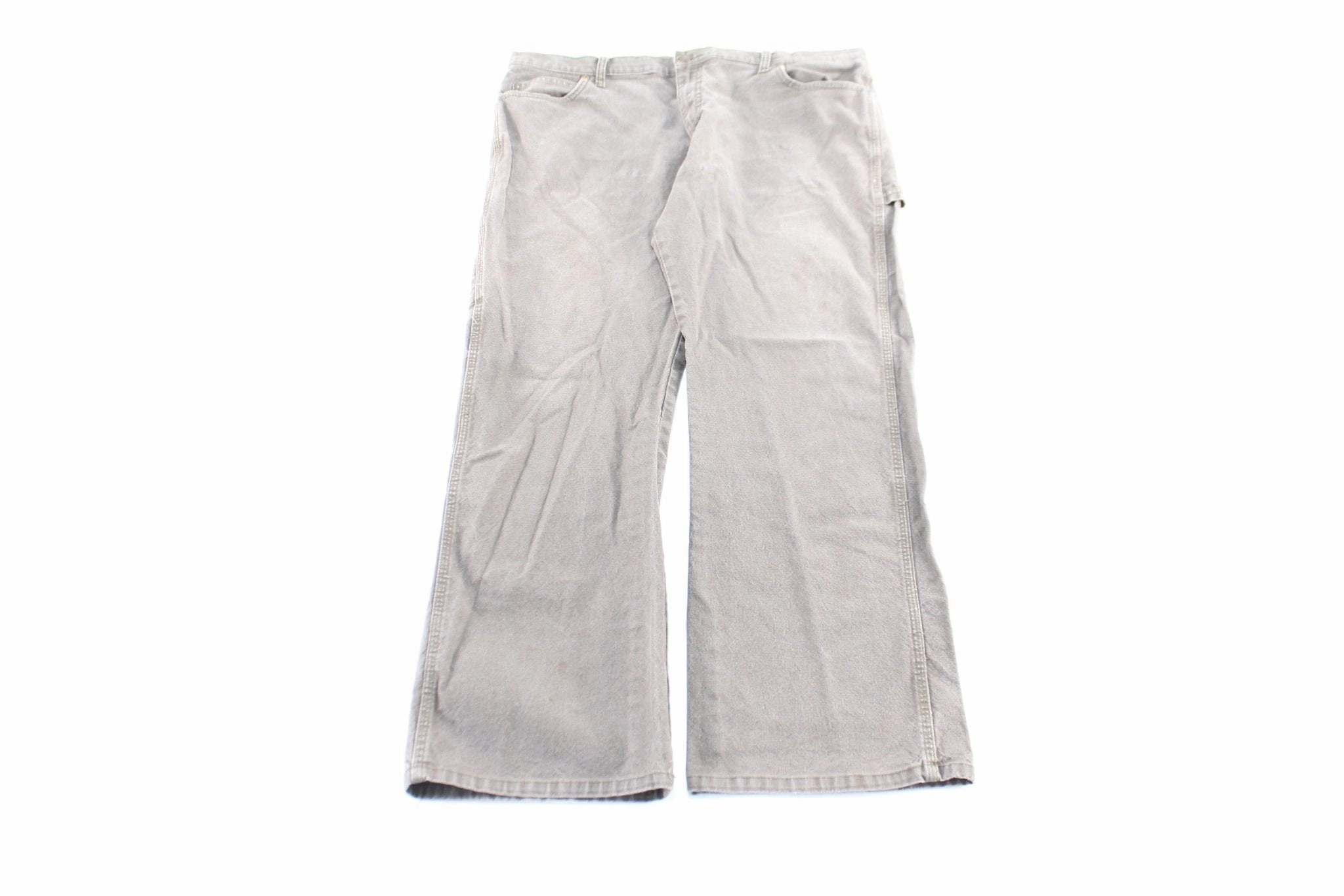 Soft Interior Dickie's Logo Patch Grey Workwear Pants