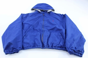 Process suitable for photography Polo by Ralph Lauren Embroidered Logo Blue Zip Up Jacket