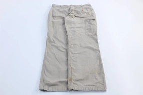 Lined interior Air Comfort Carhartt Logo Patch Light Beige Relaxed Fit Pants
