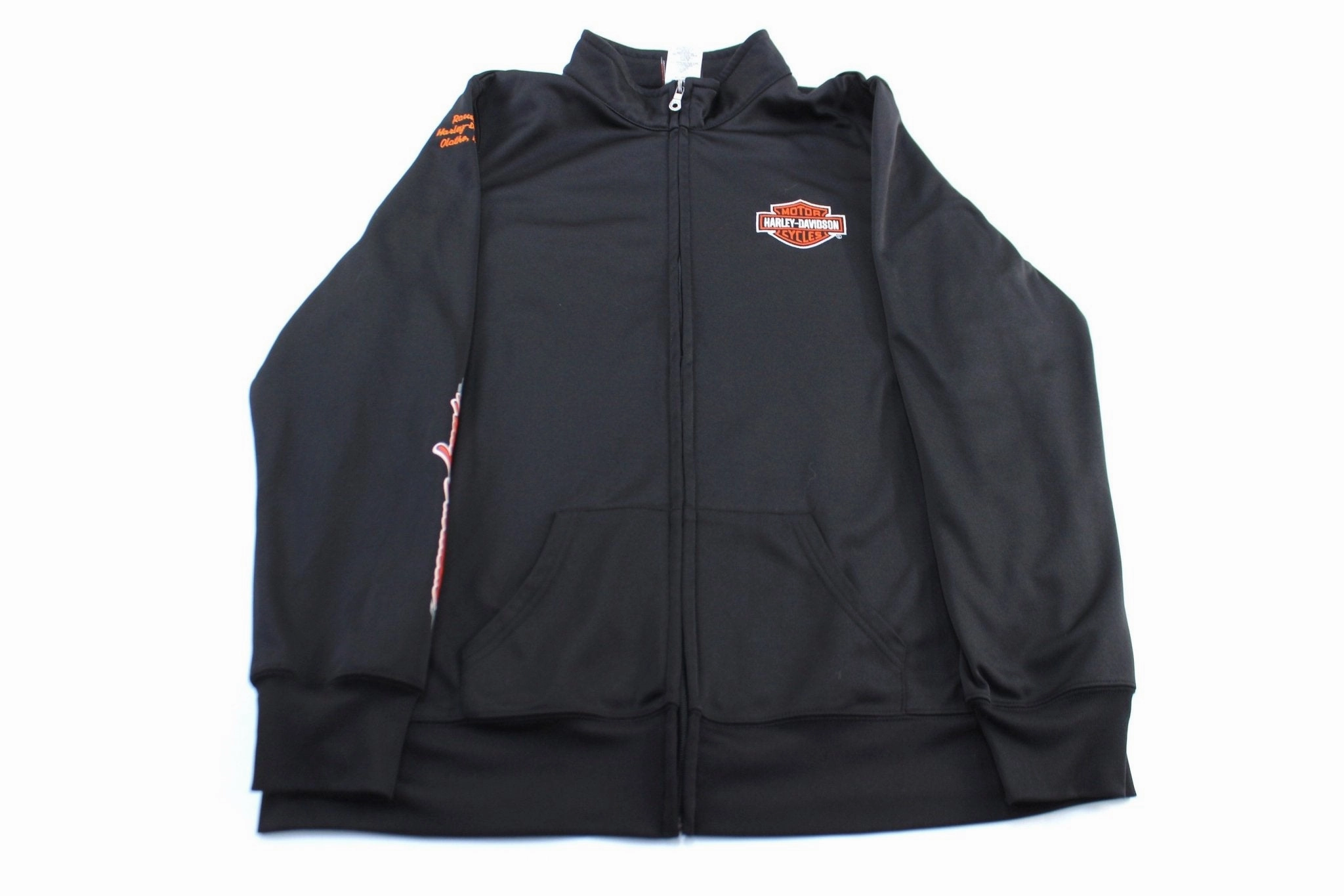 VentilatedPanels painters Harley Davidson Motorcycles Embroidered Olathe, Kansas Zip Up Jacket