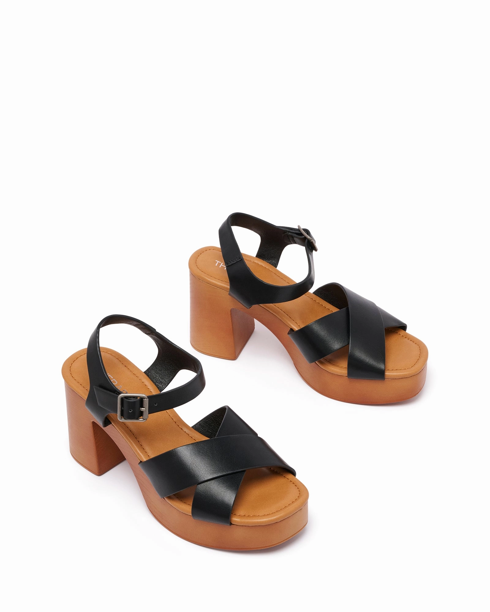 Gum outsole Dressy Stilettos Brynn Clog Heel Black