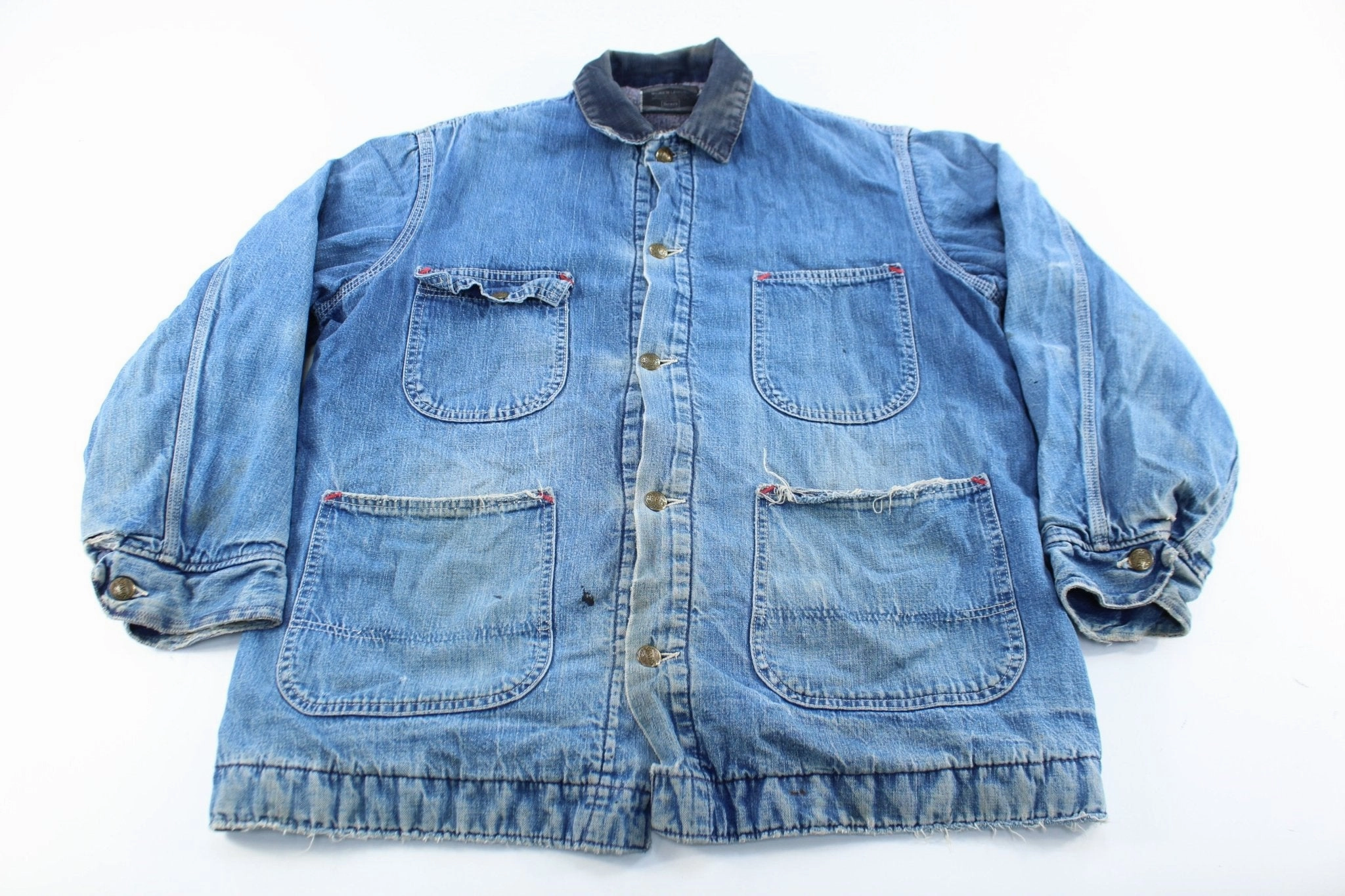 70's Sears Work'N Leisure Denim Chore Jacket Fall Weather