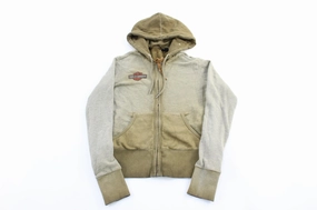 Warm Exterior Women's Harley Davidson Motorcycles Winged Zip Up Hoodie