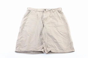 Tailored Fit Carhartt Logo Patch Beige Carpenter Shorts