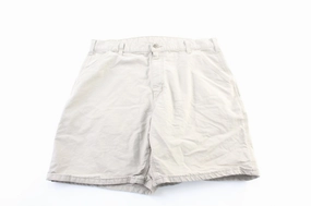 Carhartt Logo Patch Beige Carpenter Shorts Slim Silhouette Effortless Look