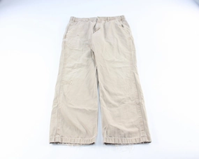 Carhartt Logo Patch Beige Pants Cozy Movement