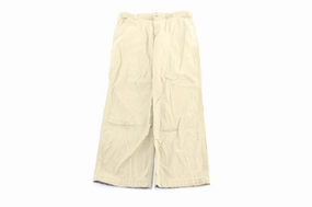 Sleek Appearance Carhartt Logo Patch Beige Pants
