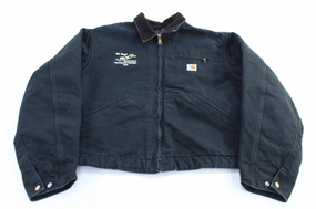 suitable for sports competitions Carhartt Logo Patch Black Blanket Lined Detroit Jacket