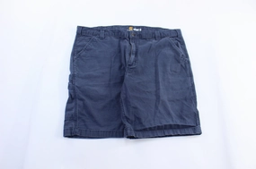 Carhartt Logo Patch Blue Carpenter Shorts Chic Comfort