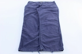 Carhartt Logo Patch Blue Relaxed Fit Pants stain resistant coating