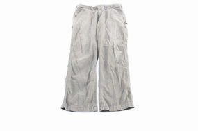 Casual Essentials Versatile Fashion Carhartt Logo Patch Grey Carpenter Pants