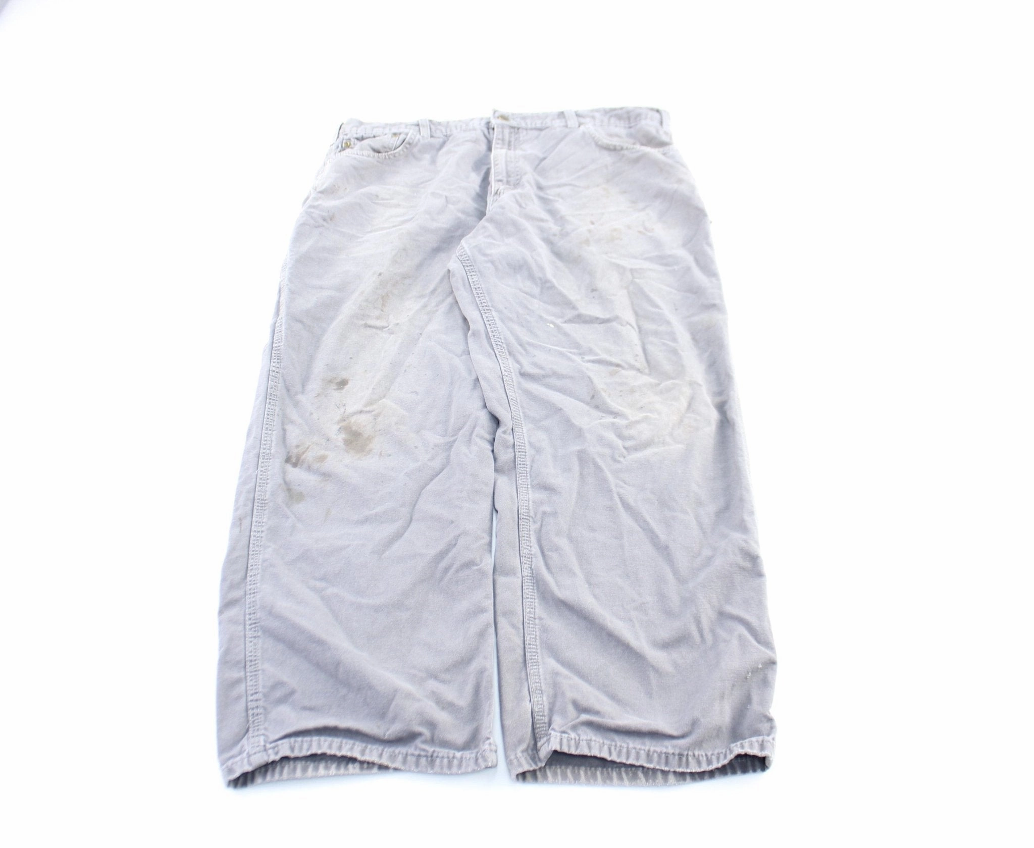 Flexible Material Weather Flex Carhartt Logo Patch Grey Carpenter Pants