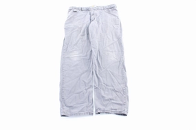 Carhartt Logo Patch Grey Carpenter Pants Polyester fabric anti slip grip