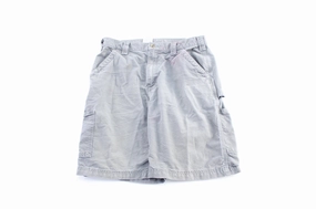 Cozy Lining Carhartt Logo Patch Grey Carpenter Shorts