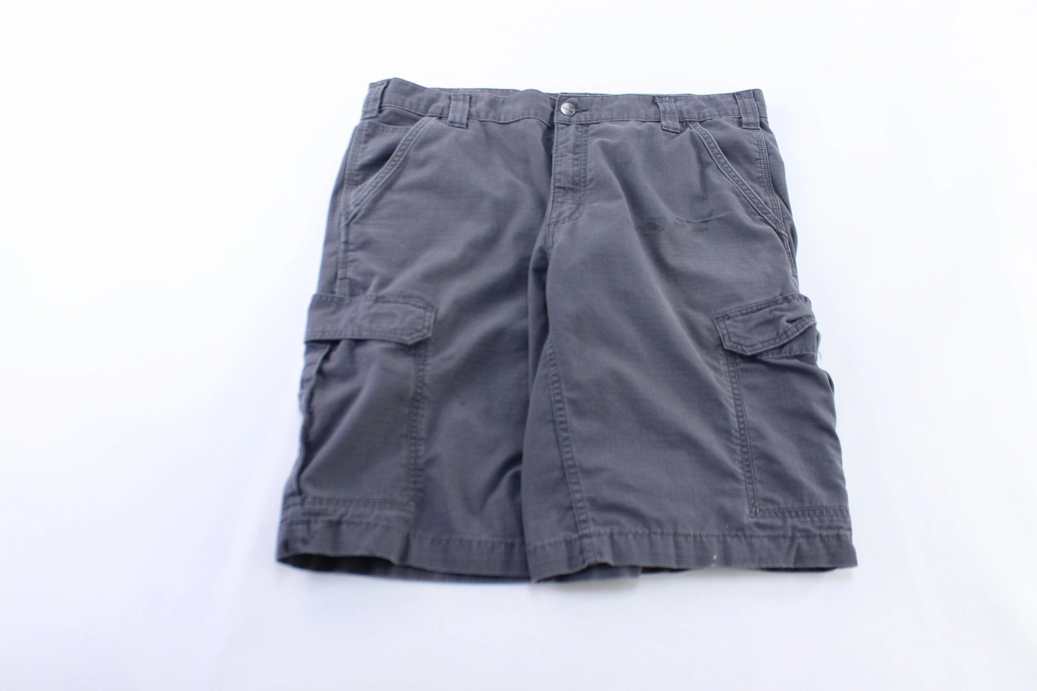 Carhartt Logo Patch Grey Shorts ArticulatedJoints