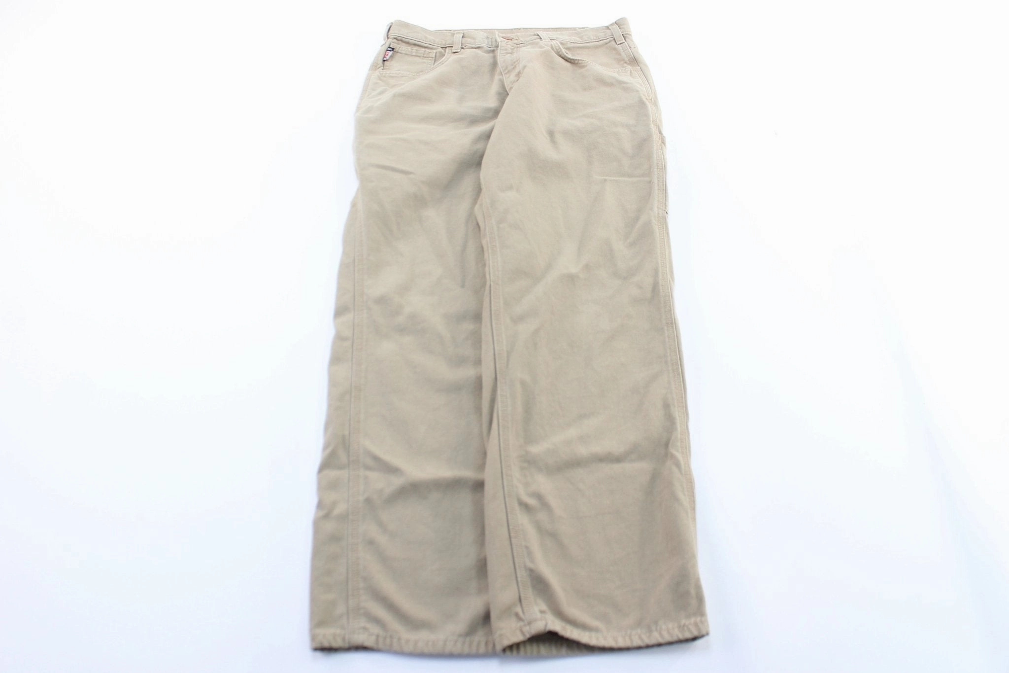 Everyday Ease Carhartt Logo Patch Khaki Flame Resistant Pants