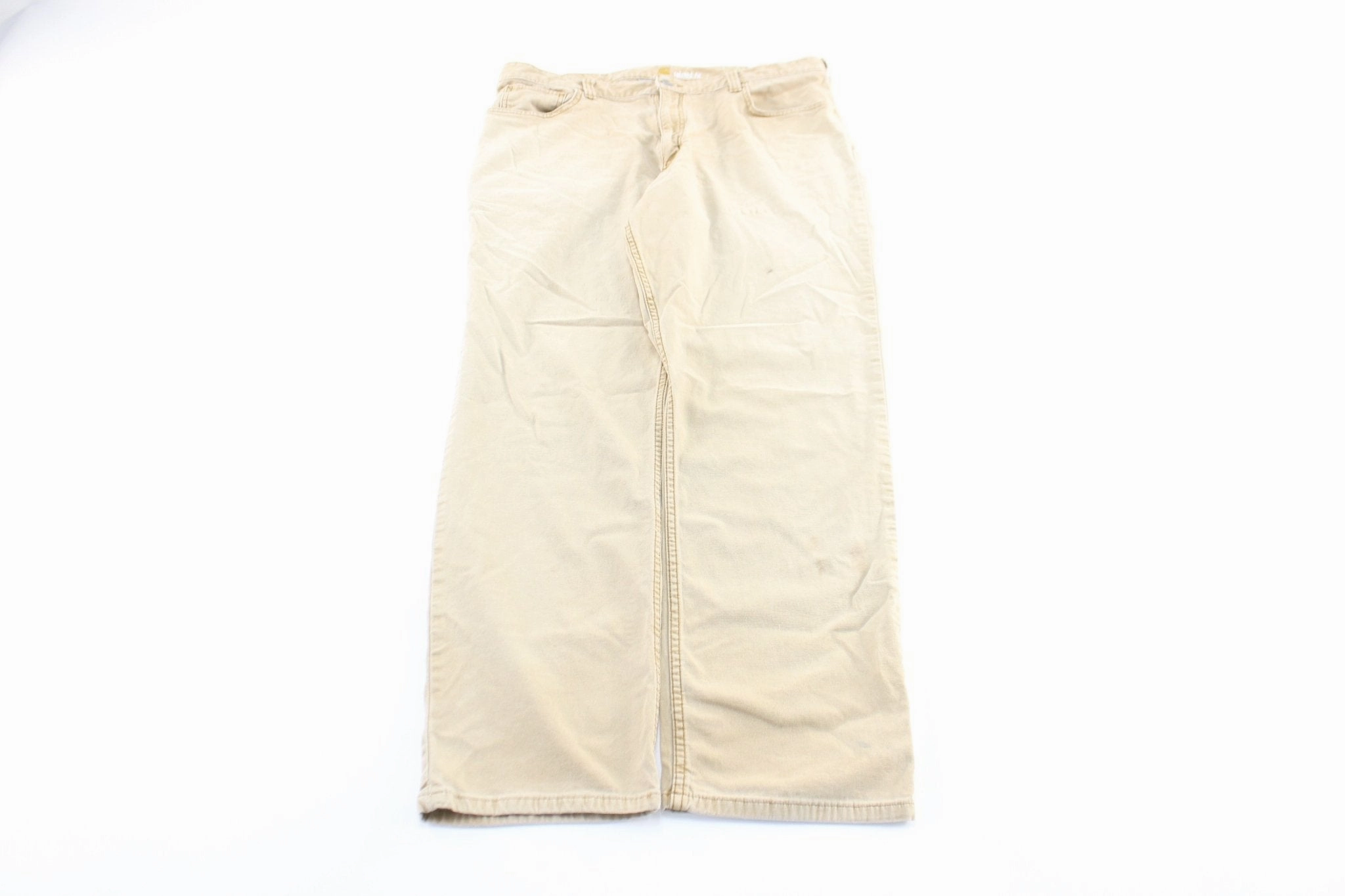 Carhartt Logo Patch Khaki Pants Essential Wear