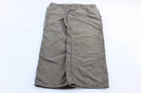 Carhartt Logo Patch Light Brown Original Fit Pants HypoallergenicMaterial Flex Fit Design