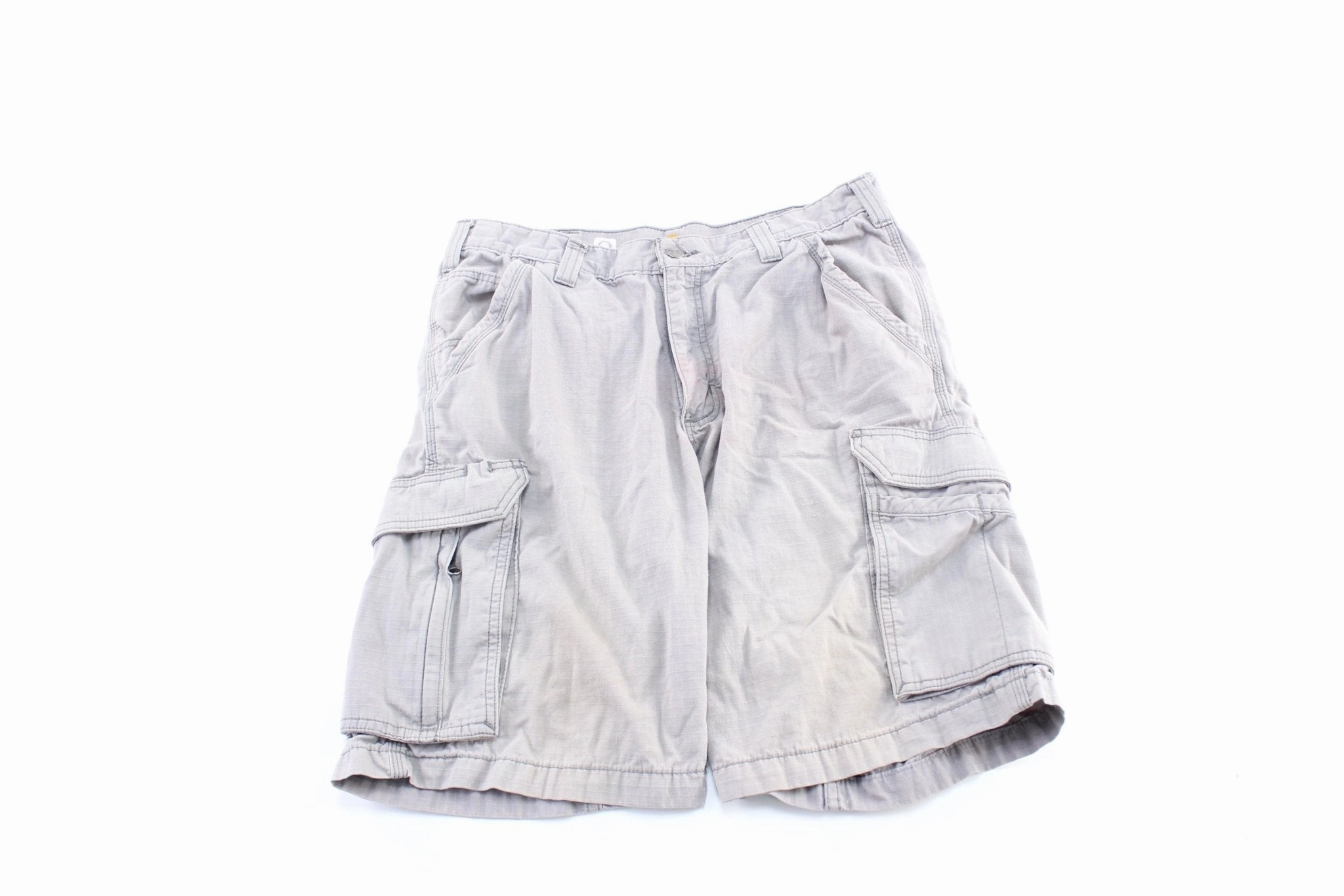 Multi-way wear Carhartt Logo Patch Light Grey Carpenter Shorts