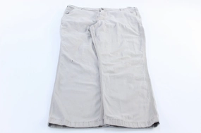 Carhartt Logo Patch Light Khaki Relaxed Fit Pants Water resistant coating