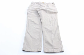 Outdoor Comfort Fit HighDensityWeave Carhartt Logo Patch Light Khaki Relaxed Fit Pants