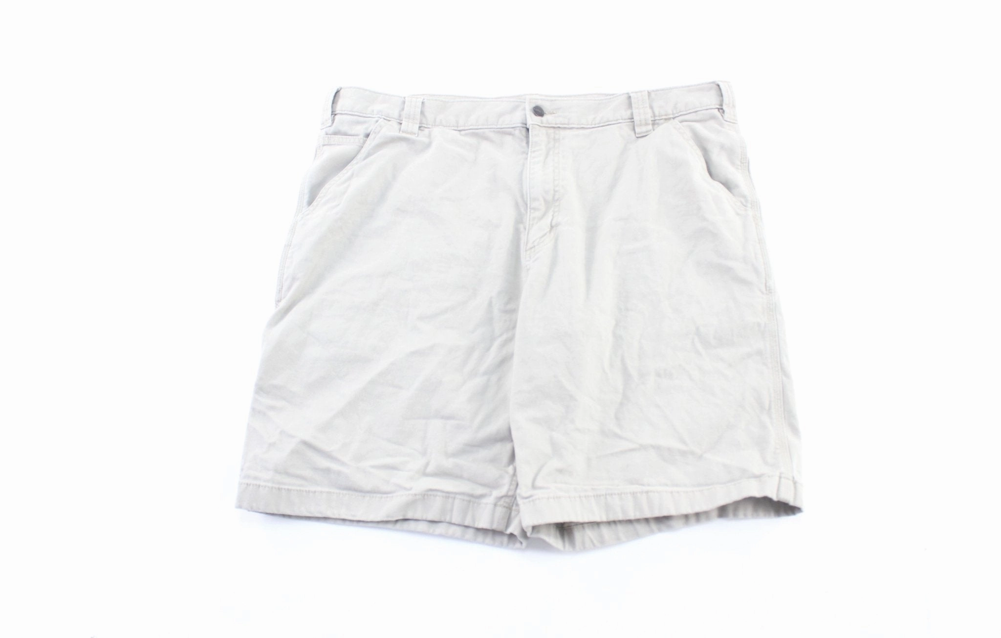 Carhartt Logo Patch Light Khaki Shorts Everyday Must-have