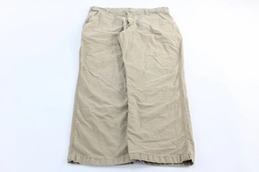 Carhartt Logo Patch Light Tan Relaxed Fit Pants Day Ready TouchscreenCompatiblePockets