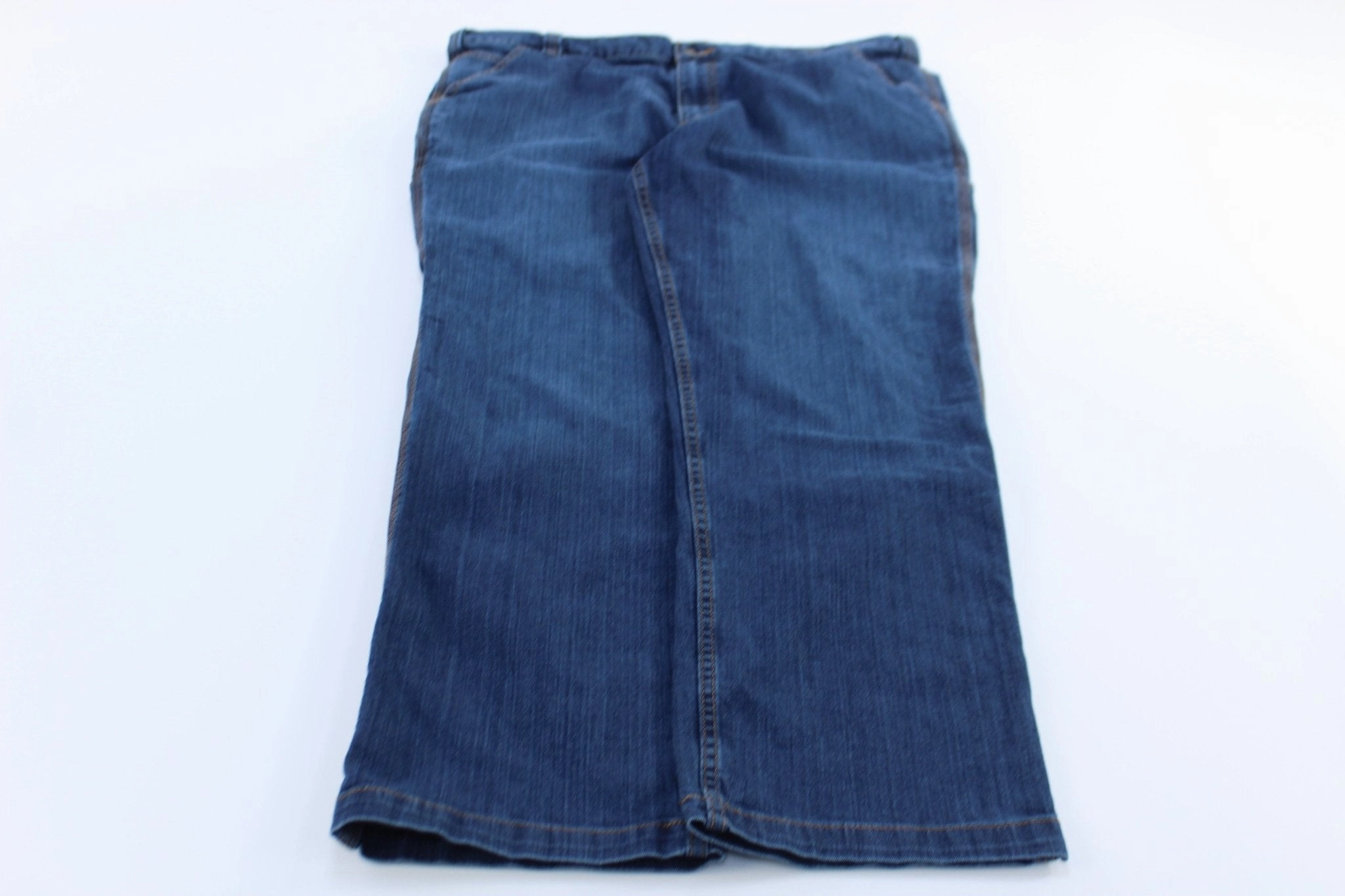 Low Bulk Carhartt Logo Patch Relaxed Fit Denim Jeans