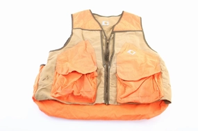 Razor Carhartt Logo Patch Tan & Orange Zip Up Vest