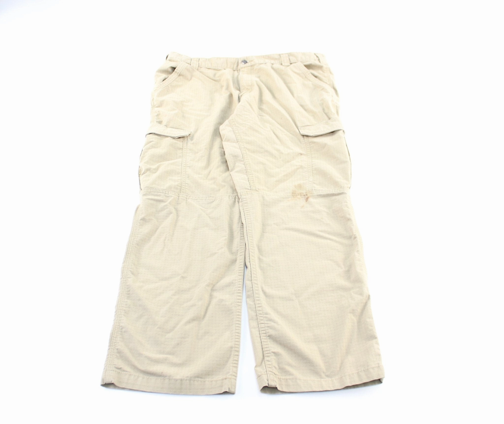 Comfort Wear Fit Carhartt Logo Patch Tan Cargo Pants