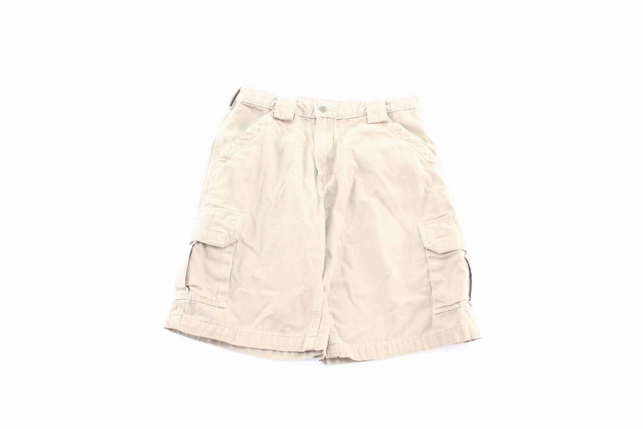 Carhartt Logo Patch Tan Cargo Shorts On The Move