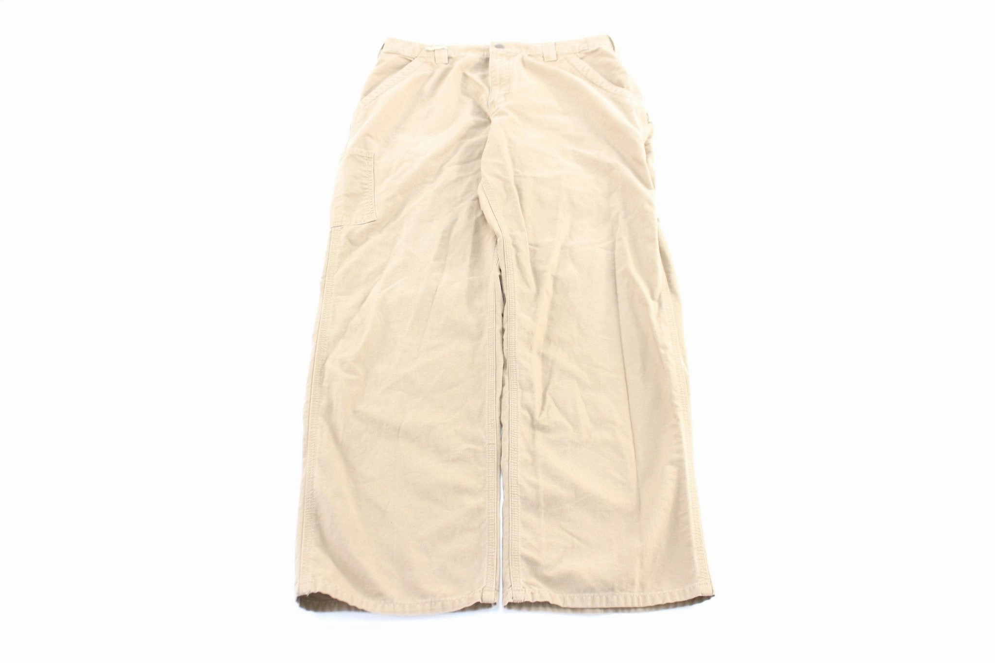 Carhartt Logo Patch Tan Carpenter Pants Smart Layer