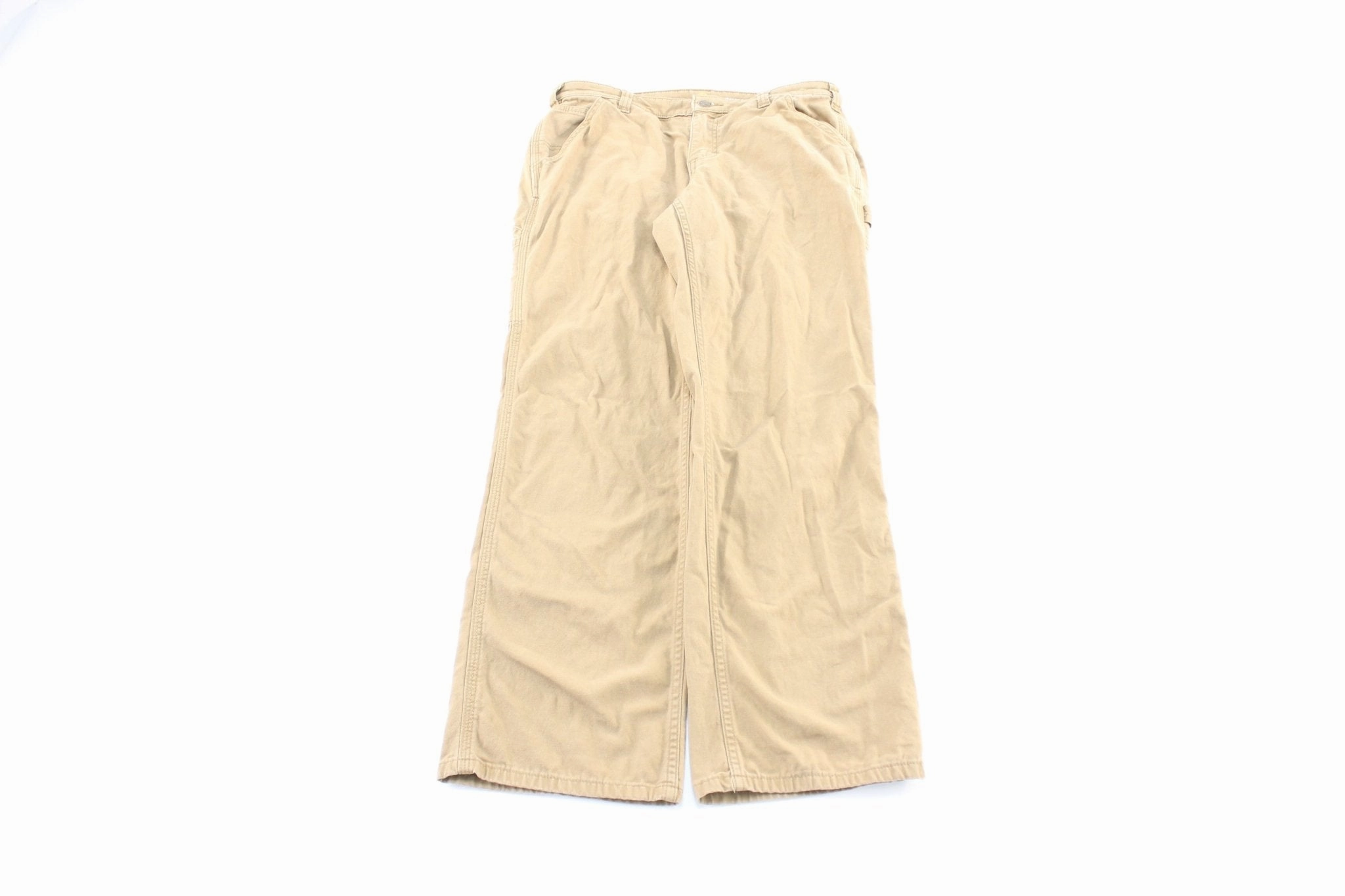 Trail Ready Carhartt Logo Patch Tan Carpenter Pants
