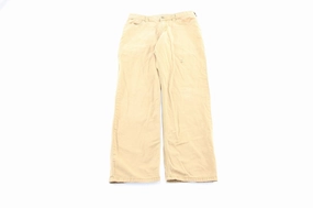 Lightweight Feel Light Shape Carhartt Logo Patch Tan Carpenter Pants
