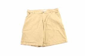 Flexible Leg Carhartt Logo Patch Tan Carpenter Shorts
