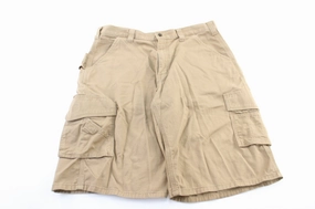 Reinforced Knees TemperatureRegulation Carhartt Logo Patch Tan Carpenter Shorts