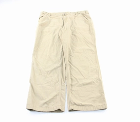 Carhartt Logo Patch Tan Pants High-waisted fit