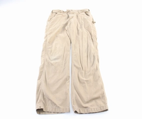 Carhartt Logo Patch Tan Pants Thermal Regulating Basic Stretch