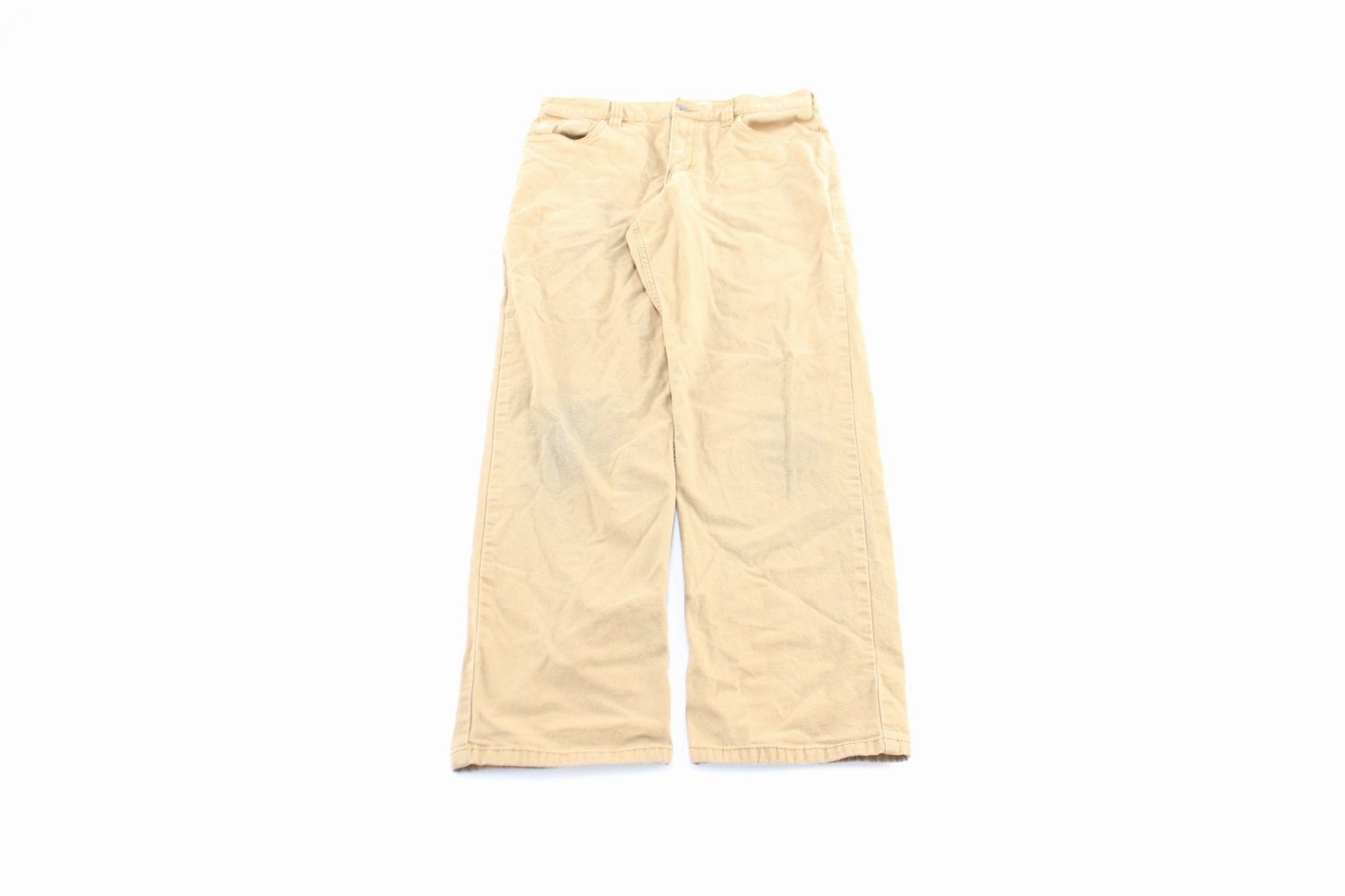 Carhartt Logo Patch Tan Pants Body shaping