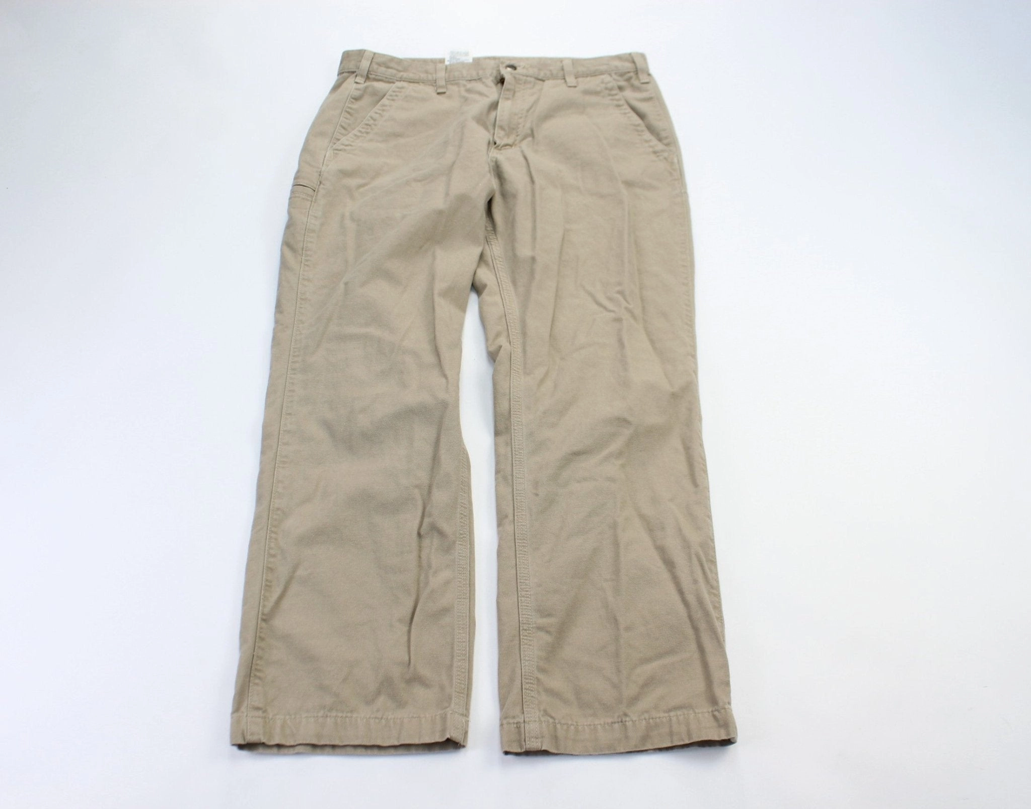 Flex Movement Carhartt Logo Patch Tan Pants