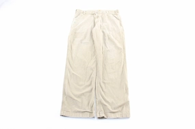 Carhartt Logo Patch Tan Relaxed Fit Pants Ultra Stretch