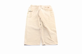 Carhartt Logo Patch Tan Workwear Pants Travel Ready