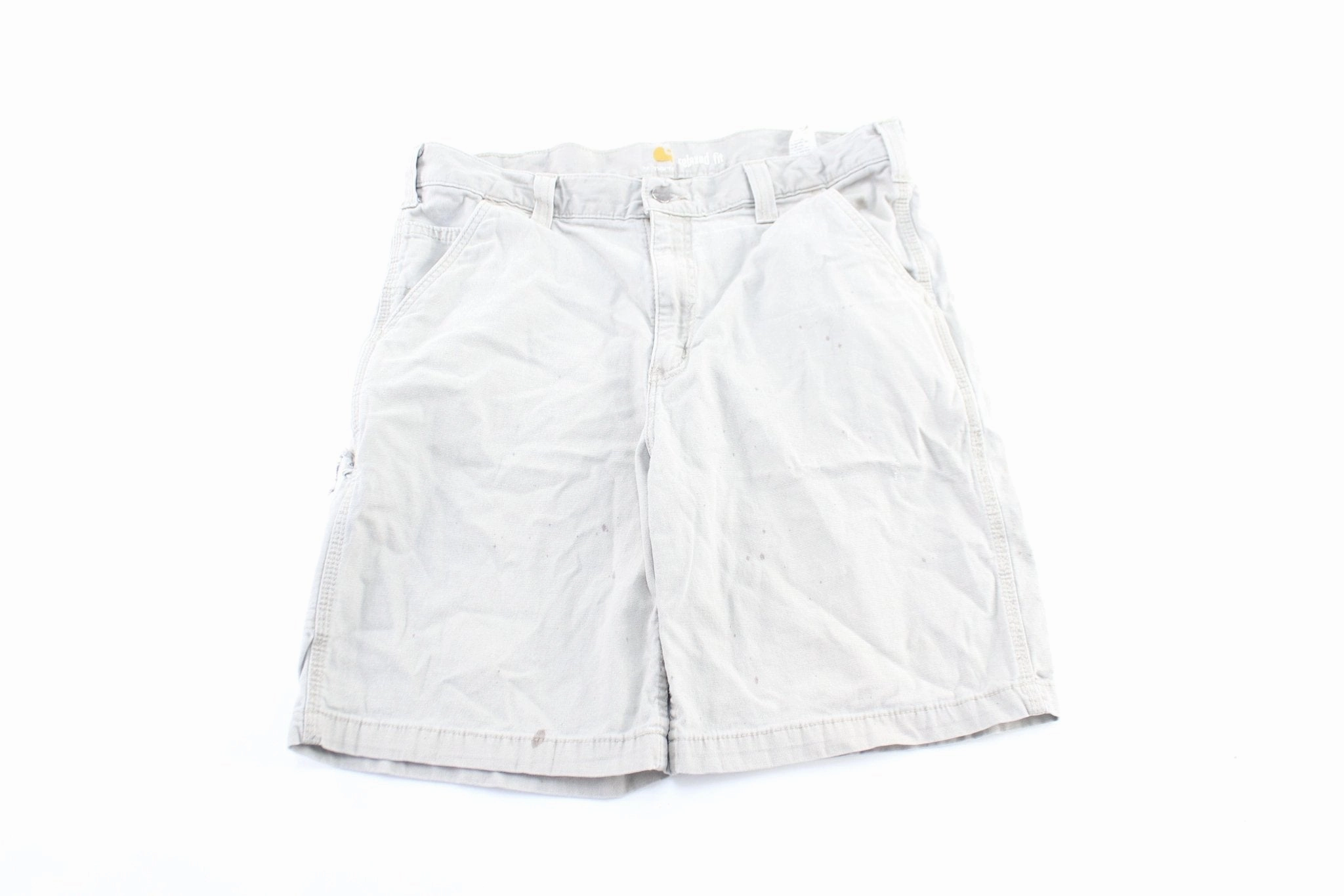 Quick drying material Carhartt Logo Patch White Shorts