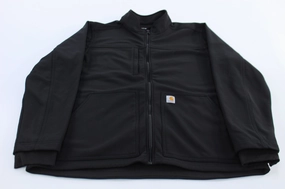 Carhartt Rugged Flex Modern Fit Black Bonded Fleece Jacket Advertise