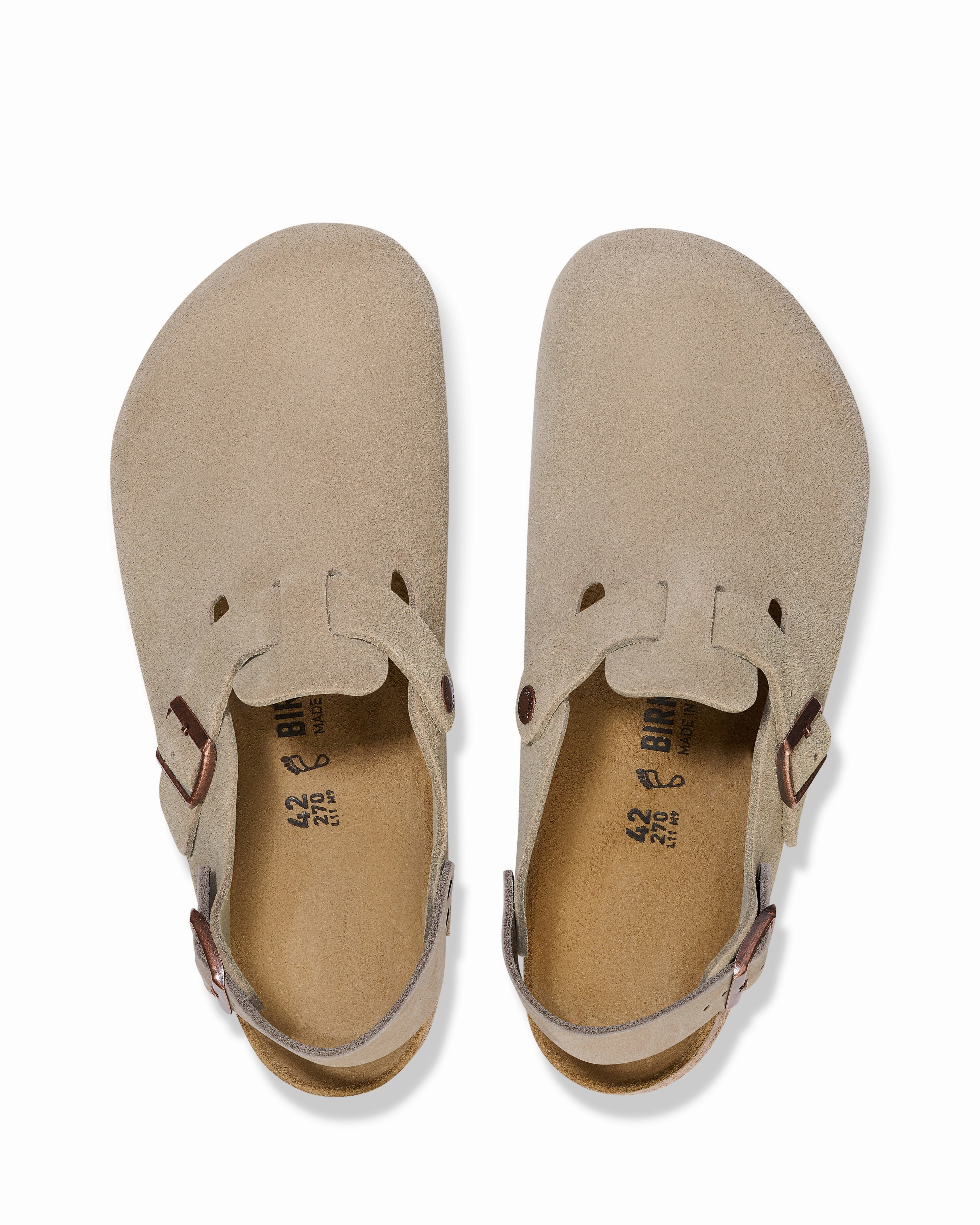 M Tokio Taupe Suede 1028287 Timeless Sandals