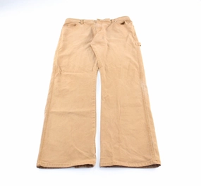 Dickie's Logo Patch Khaki Workwear Pants Breathable Layer