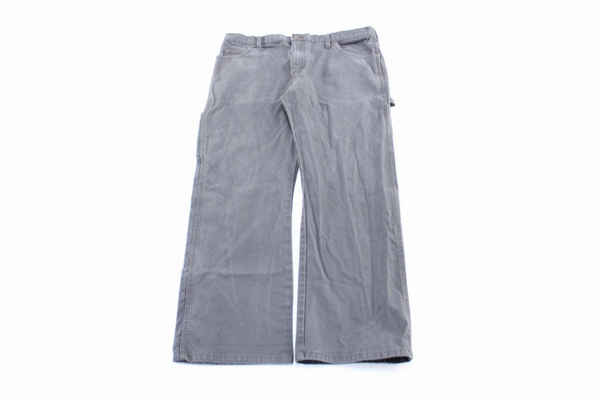 SeamlessPockets Dickie's Logo Patch Grey Workwear Pants