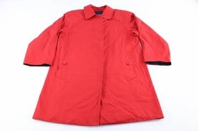 Women's Burberrys Red Trench Coat Cozy Wear Future